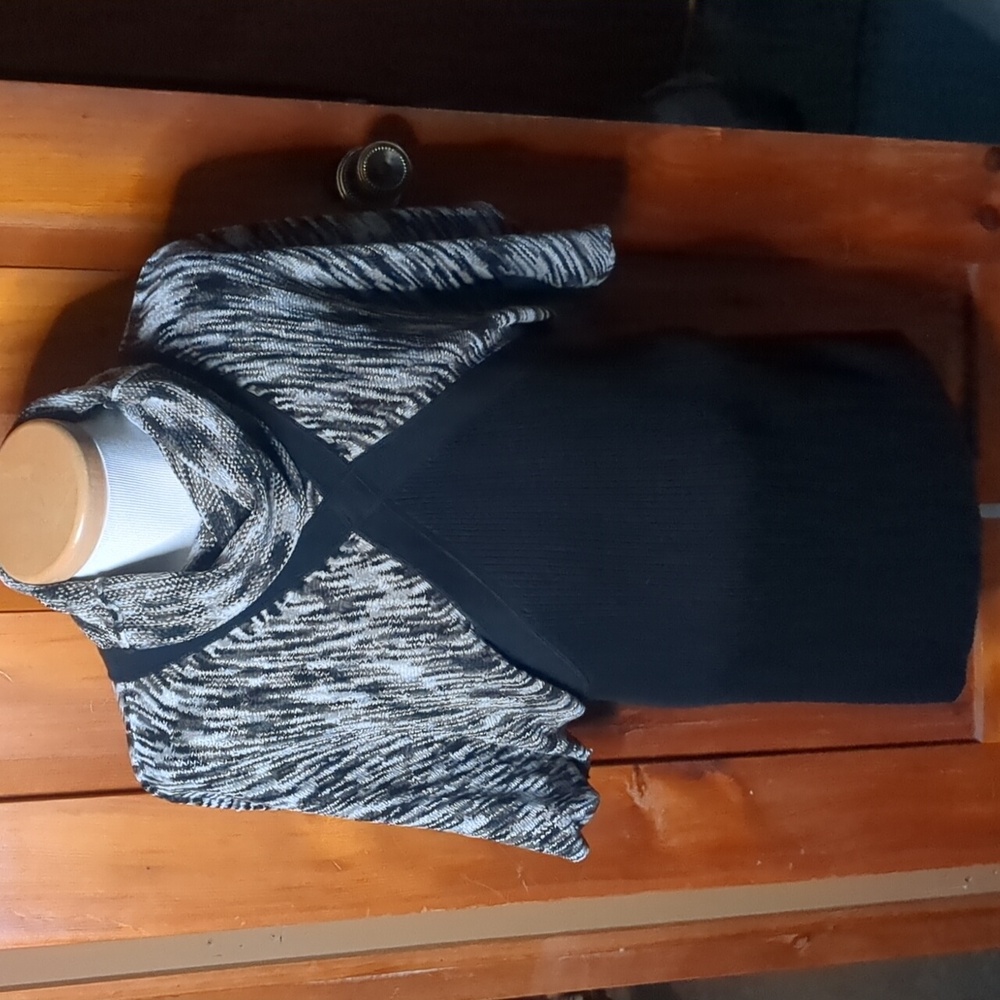 SPANNER* ladies L flutter sleeve fitted chenille cotton sweater